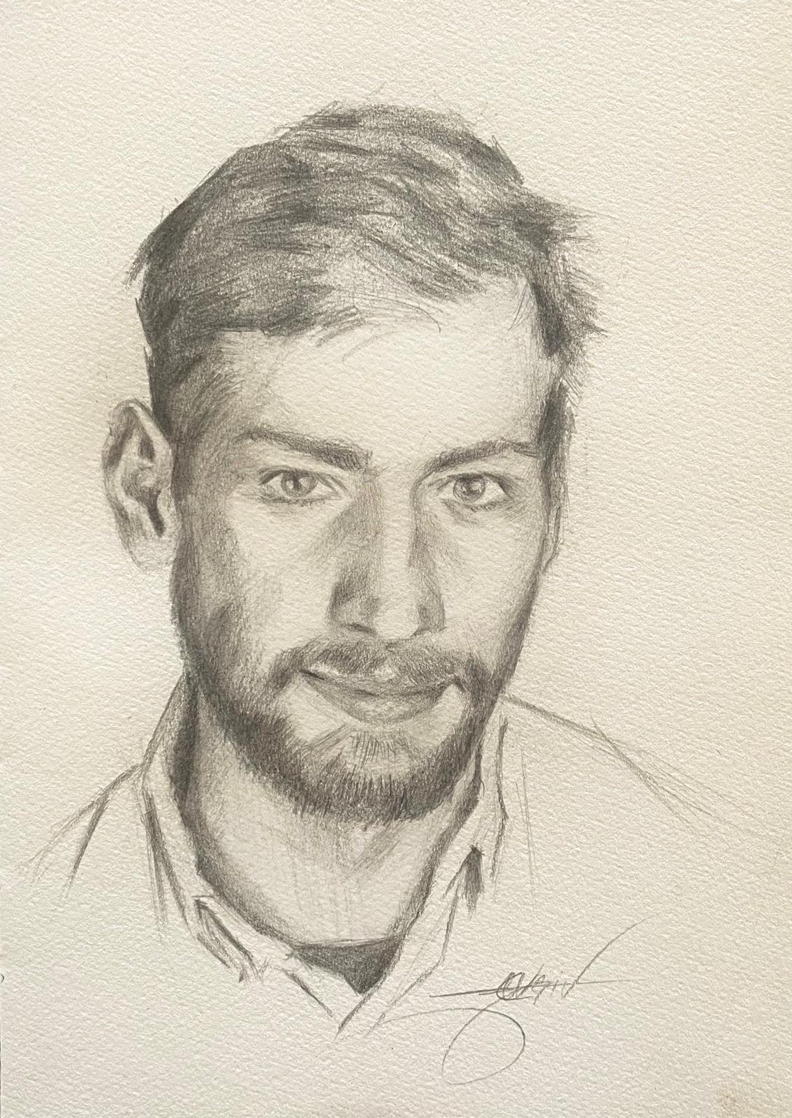 Jeune homme aux yeux clairs